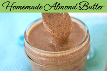 homemade honey roasted cinnamon-wink almond butter