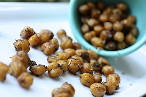 Balsamic Roast Chick Peas Recipe #healthy #snack #recipe