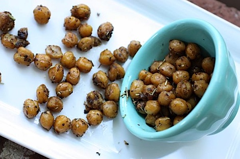 Balsamic Roast Chick Peas Recipe #healthy #snack #recipe