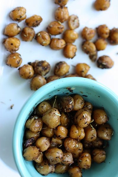 Balsamic Roast Chick Peas Recipe #healthy #snack #recipe