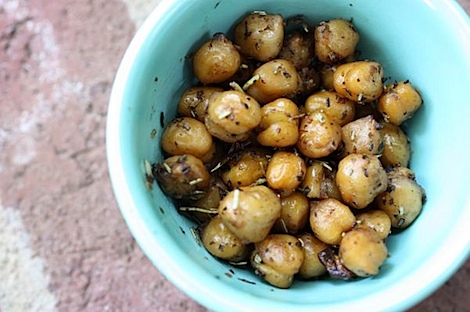 Balsamic Roast Chick Peas Recipe #healthy #snack #recipe