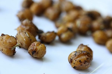 Balsamic Roast Chick Peas Recipe #healthy #snack #recipe