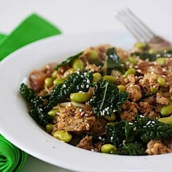 Noodles can be both delicious and healthy! Try this easy Tangy Tamari and Tempeh Noodles recipe for a simple dinner idea that is naturally vegan. This clean eating recipe whips up quickly so you can enjoy dinner fast! #recipe #healthy #healthyrecipes #cleaneating #realfood #vegan #vegetarian #dinner