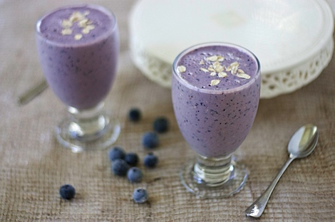 Healthy Blueberry Pie Smoothie Recipe