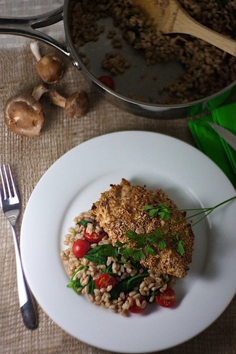 Crispy Oven-Fried Almond Chicken Recipe