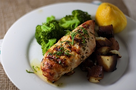 Quick Rosemary Lemon Grilled Chicken Recipe (Only 3 Ingredients!)