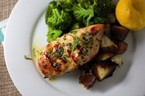 Quick Rosemary Lemon Grilled Chicken Recipe (Only 3 Ingredients!)