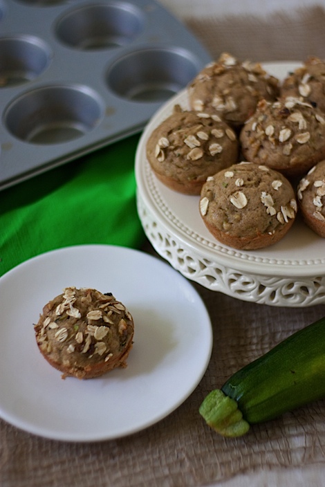 Healthy Oatlicious Zucchini Bread and Muffins