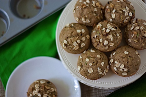 Healthy Oatlicious Zucchini Bread and Muffins