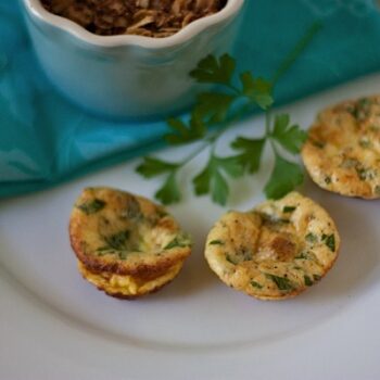 Spinach Parmesan Mini Frittatas Recipe
