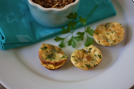 Parmesan Parsley Mini Frittatas Recipe