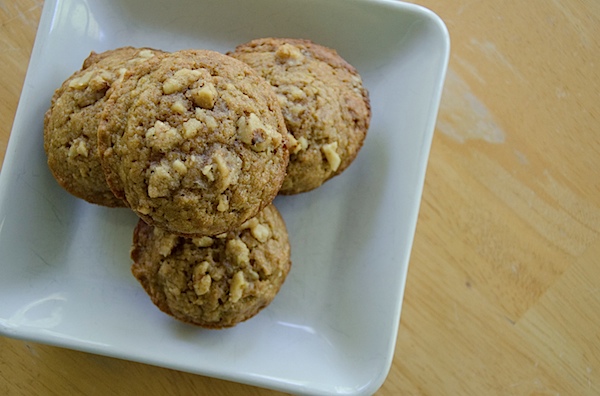 Acorn Squash Muffins with Sweet Walnut Topping Recipe