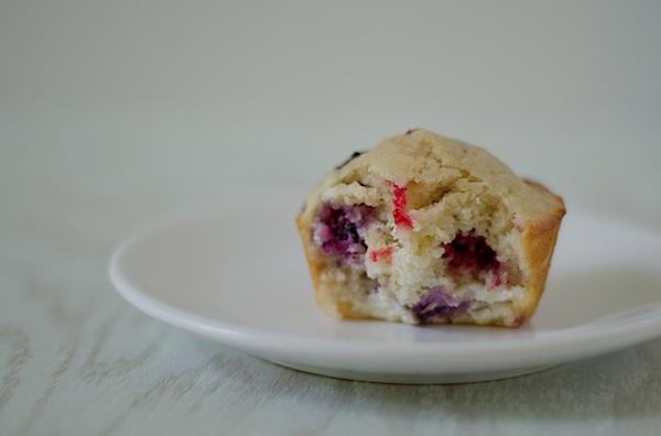 Red, White, and Blue Muffins Recipe #breakfast #recipe #muffins