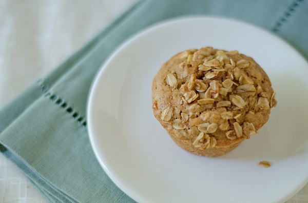 Apple Oatmeal Muffins with Sweet Oatmeal Topping Recipe