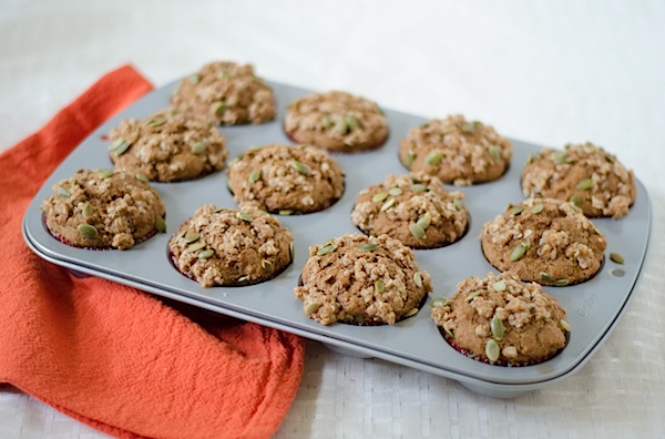 Ditch overly sugary store bought muffins and make this delicious, healthy, clean eating Pumpkin Pie Muffins recipe. Great for breakfast, snacks, or even dessert #recipe #healthy #healthyrecipes #cleaneating #recipe #realfood #vegan #vegetarian