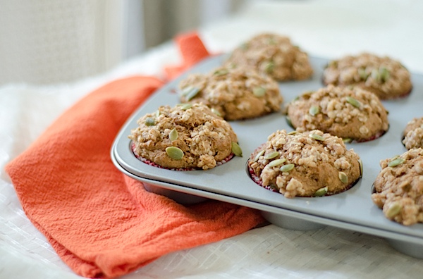 Ditch overly sugary store bought muffins and make this delicious, healthy, clean eating Pumpkin Pie Muffins recipe. Great for breakfast, snacks, or even dessert #recipe #healthy #healthyrecipes #cleaneating #recipe #realfood #vegan #vegetarian