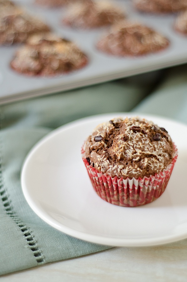 Chocolate Coconut Cacao Muffins Recipe