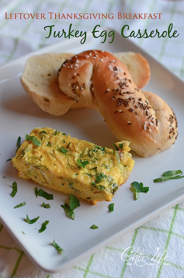 Leftover Thanksgiving Breakfast Recipe: Turkey Egg Casserole (For Four)