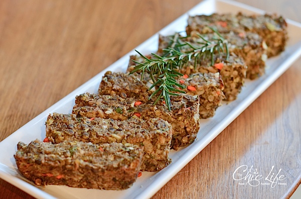 Vegan Lentil Farro Meat Loaf Recipe