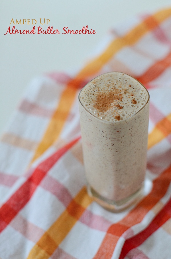 Boosted Banana Almond Butter Smoothie