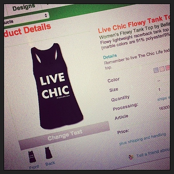 Live Chic Tank Top