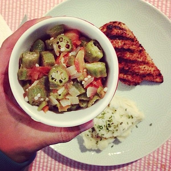 Okra and Tomatoes