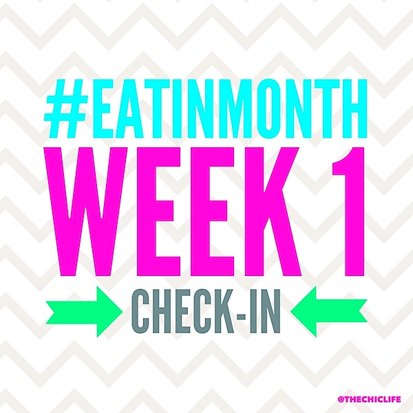 Eat in Month 2015 Week 1 Check-In