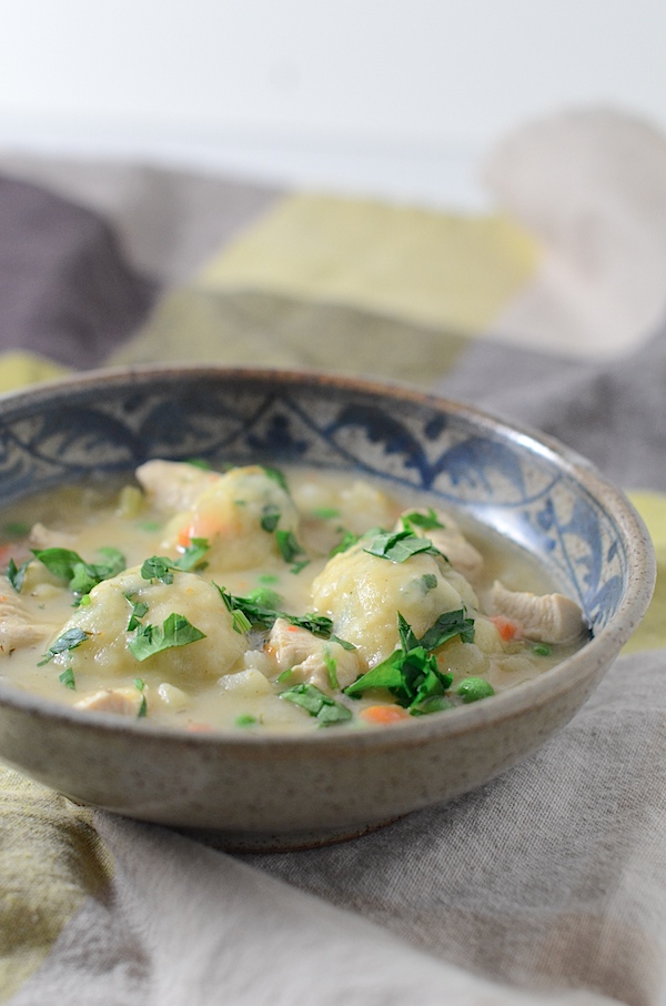 Healthier Chicken and Dumplings Recipe