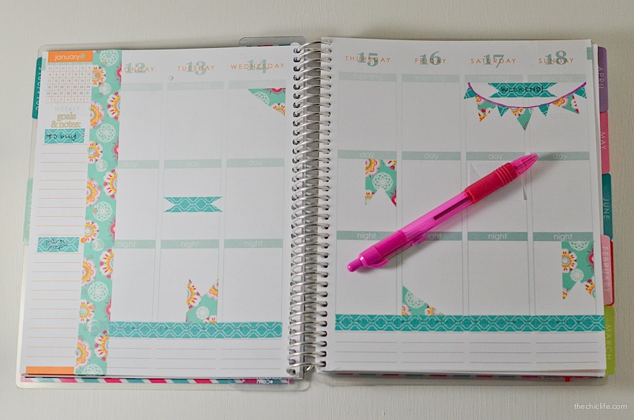 How to Decorate Your Planner with Washi Tape