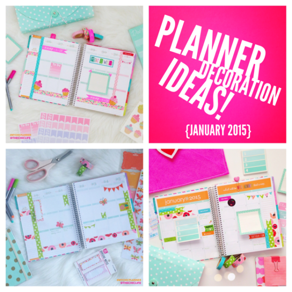 Planner Decoration Ideas January 2015