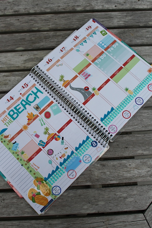 Plan with Me: Beach Theme (Erin Condren | July 2015)