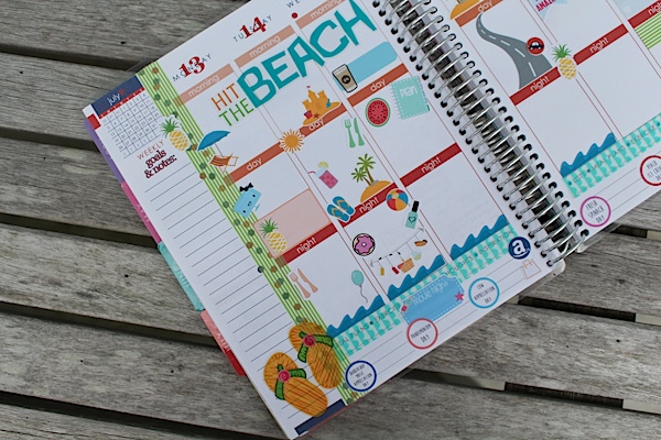 Plan with Me: Beach Theme (Erin Condren | July 2015)