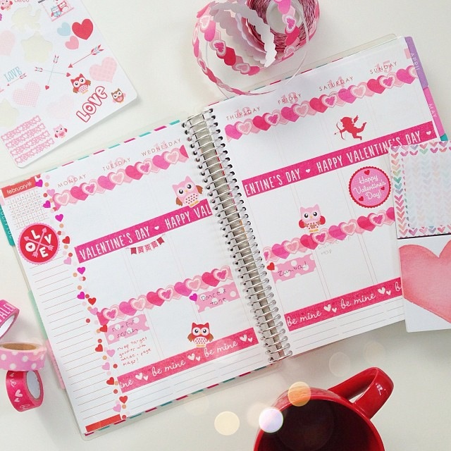 Planner Decoration Ideas February 2015 Erin Condren Vertical The Planner Decoration Ideas February 2015 Erin Condren Vertical The