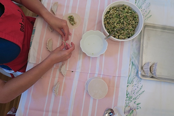 Dumpling Making Team Building