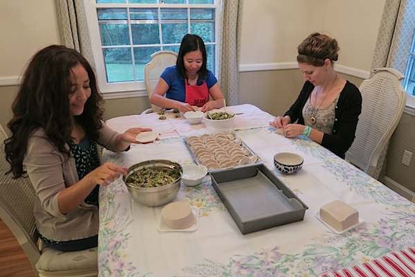 Dumpling Making Team Building