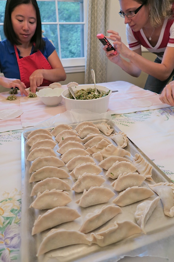 Dumpling Making Team Building