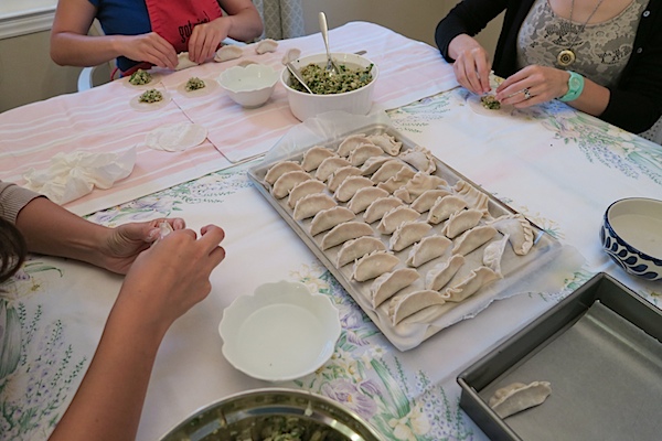 Dumpling Making Team Building