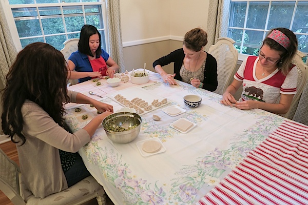 Dumpling Making Team Building