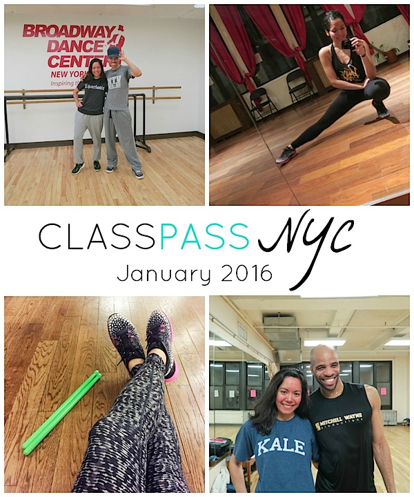 ClassPass NYC: My January 2016 Month Recap