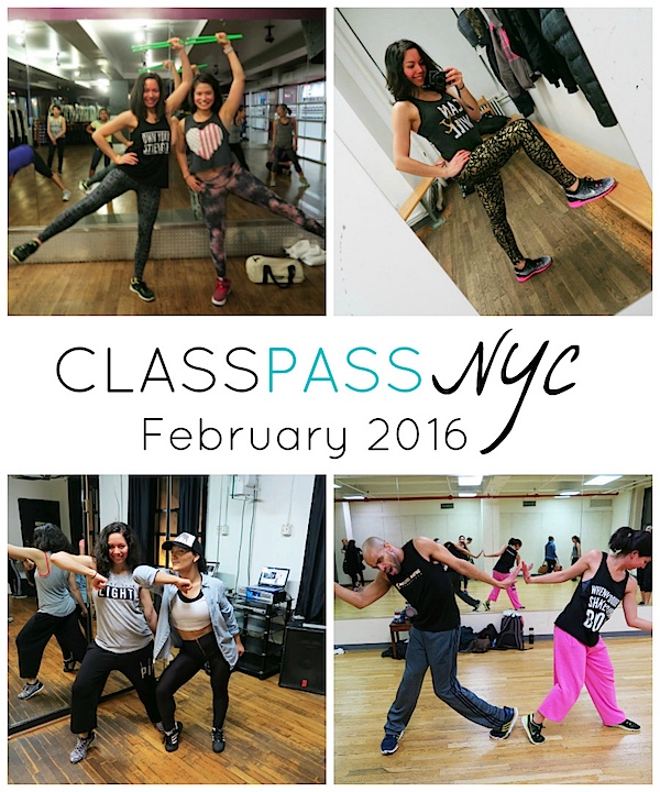 ClassPass NYC: My February 2016 Month Recap