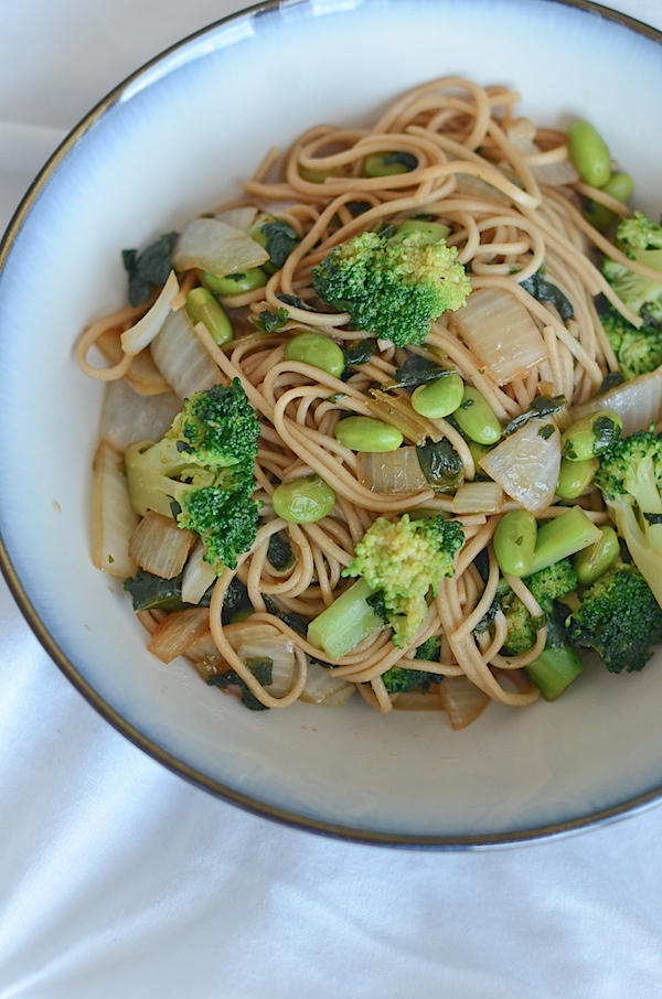 Quick Vegetarian Noodle Stir Fry