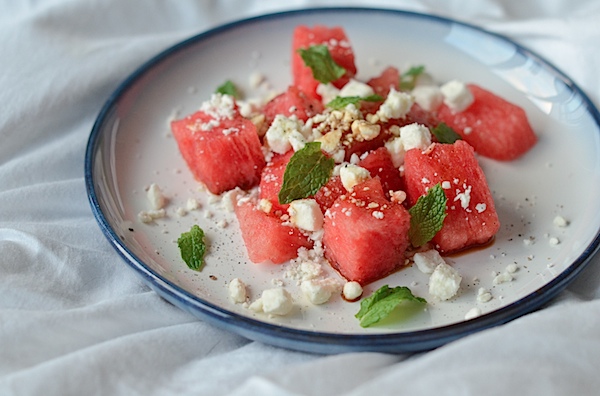 Watermelon Feta Mint Salad Recipe