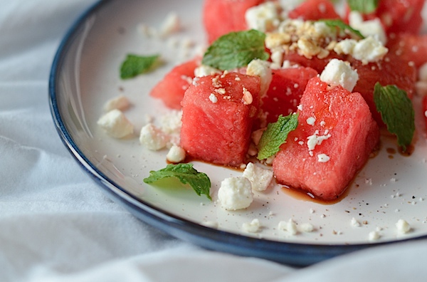 Watermelon Feta Mint Salad Recipe