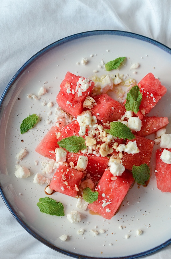 Watermelon Feta Mint Salad Recipe