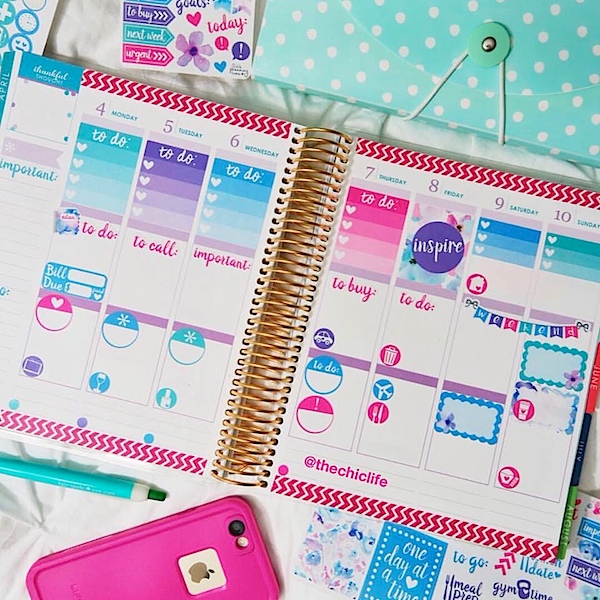 Planner Decorations April 2016 (Erin Condren Vertical)