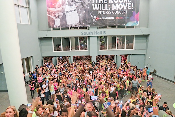 Zumba Convention 2016 - leaving the fitness concert