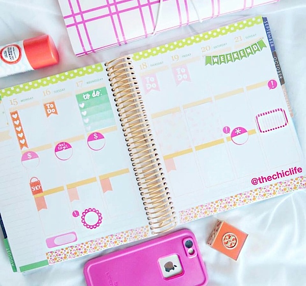 Planner Decorations August 2016 (Erin Condren Vertical)