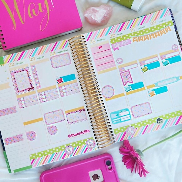 Planner Decorations August 2016 (Erin Condren Vertical)