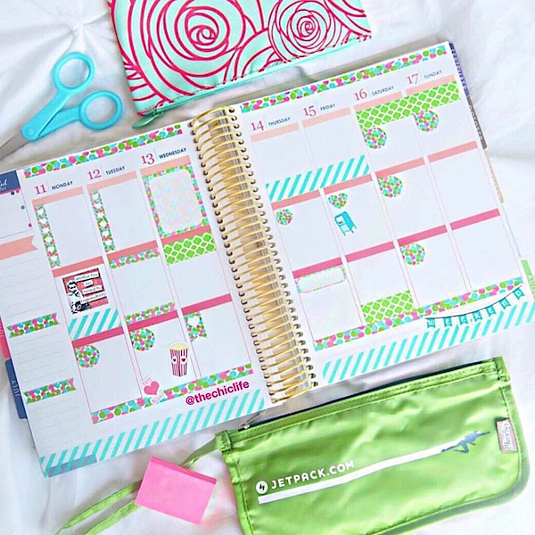 Planner Decorations July 2016 (Erin Condren Vertical)