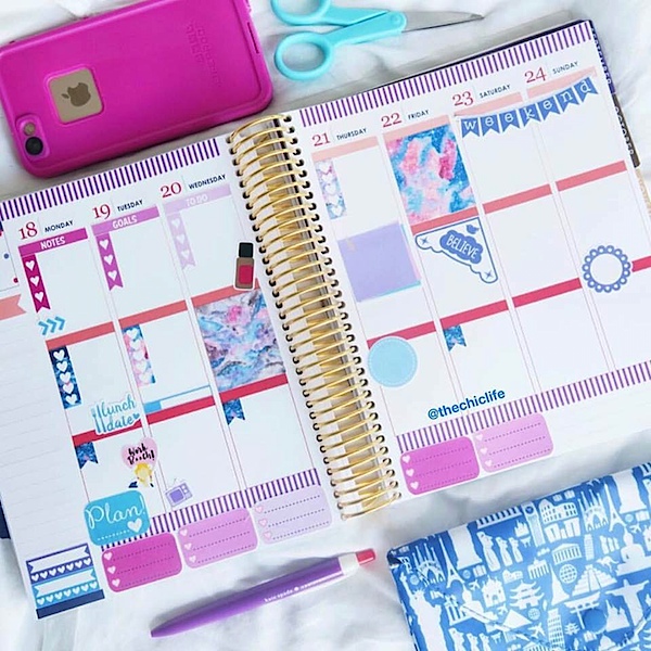 Planner Decorations July 2016 (Erin Condren Vertical)